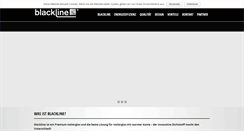 Desktop Screenshot of blackline-glass.com